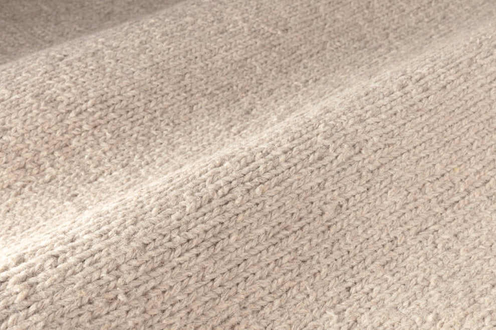 Vlakgeweven tapijt beige