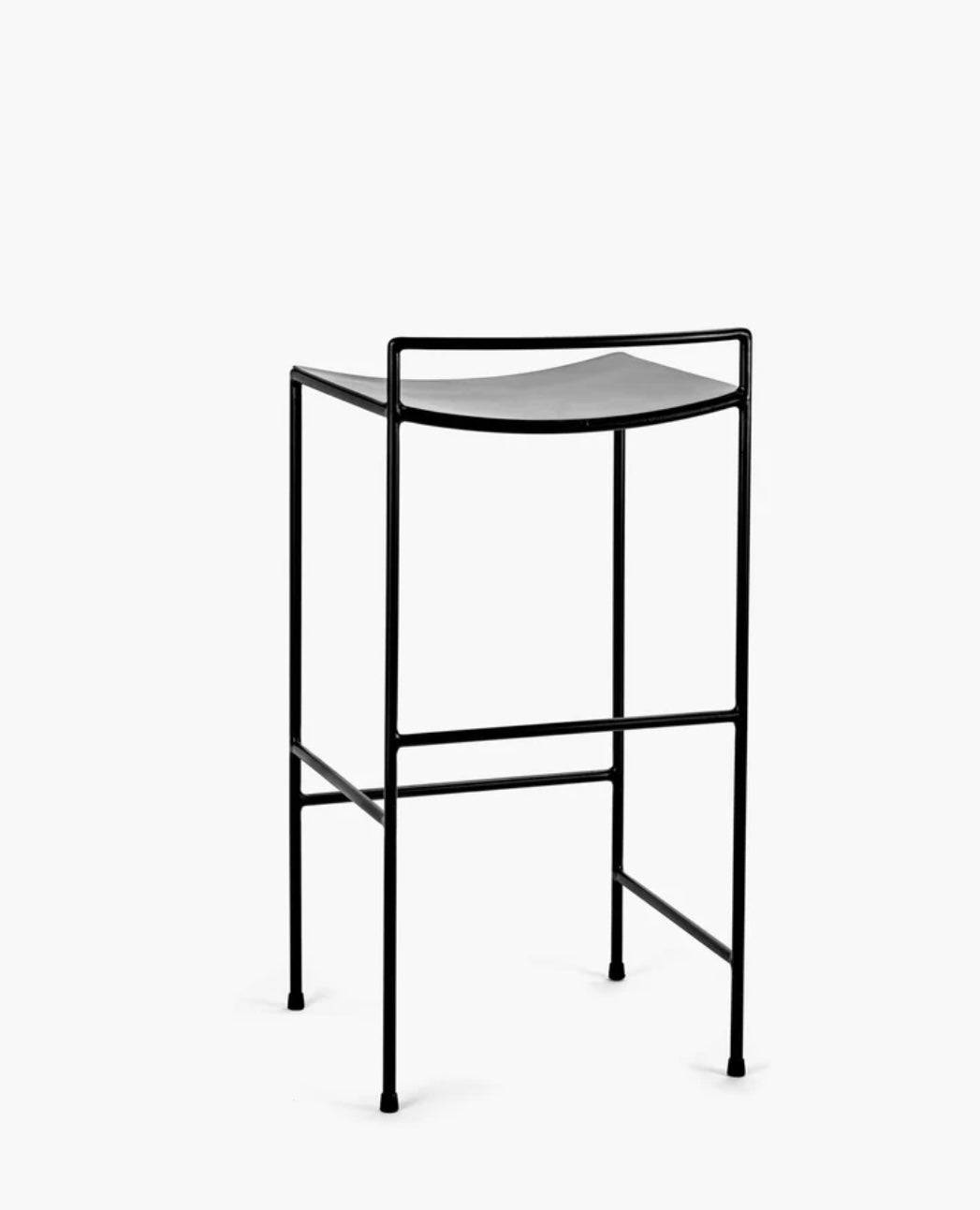 Barkruk zwart metaal