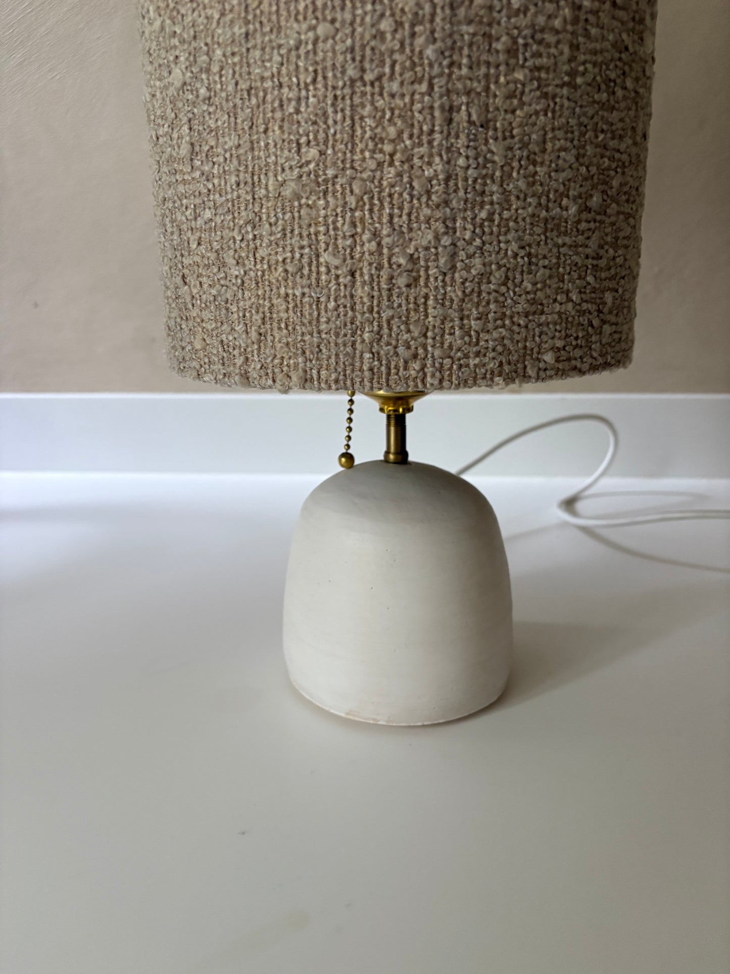 Tafellamp met trek koord