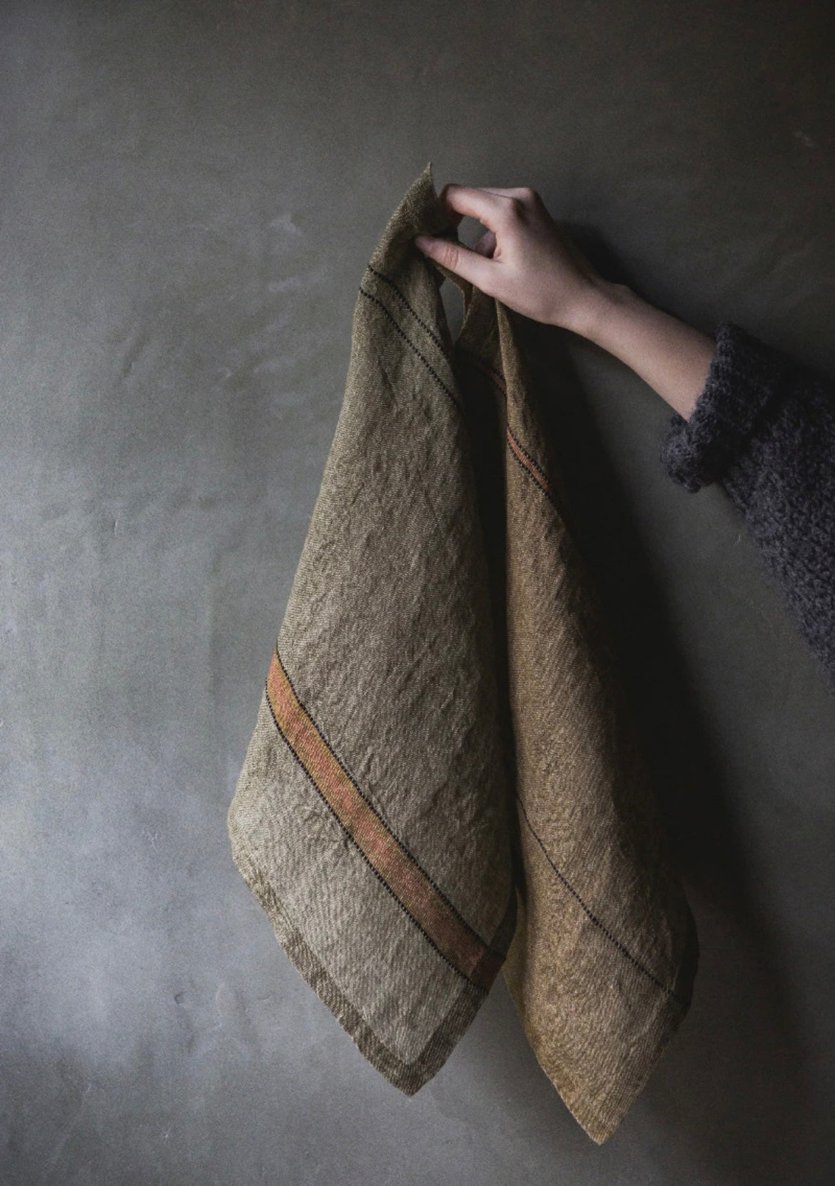 Bronze stripe servet