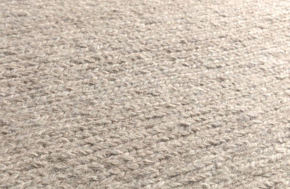 Vlakgeweven tapijt middle grey