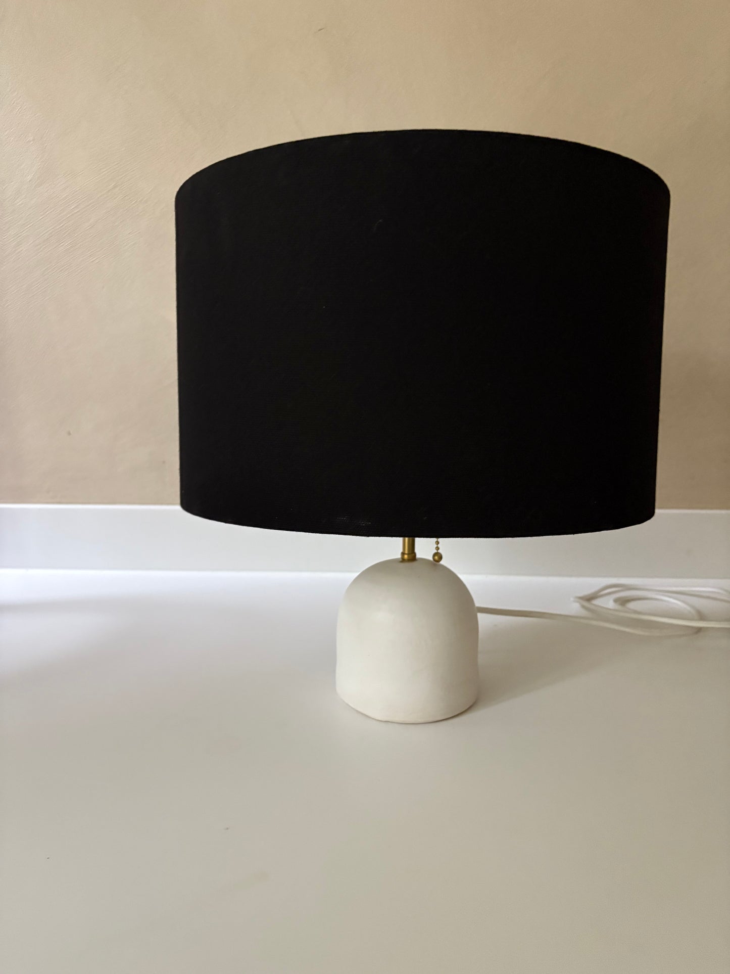 Tafellamp met trek koortje