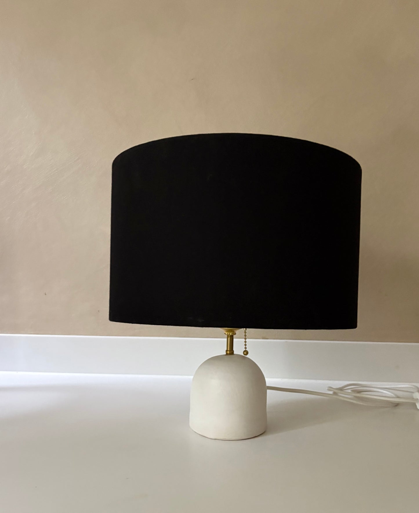 Tafellamp met trek koortje