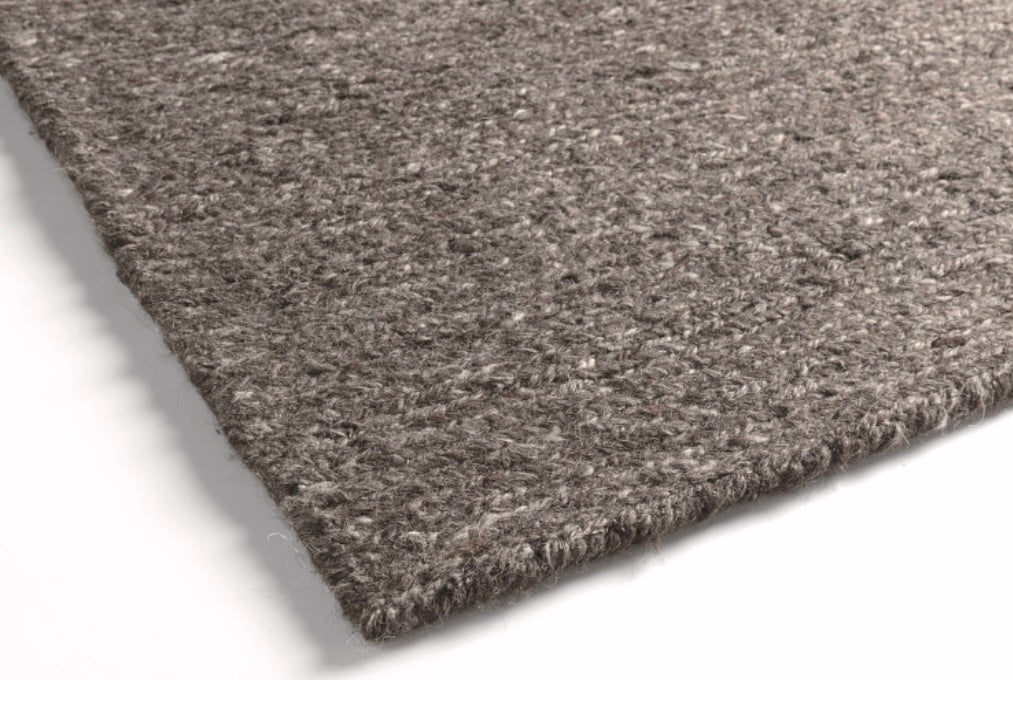Vlakgeweven tapijt Charcoal