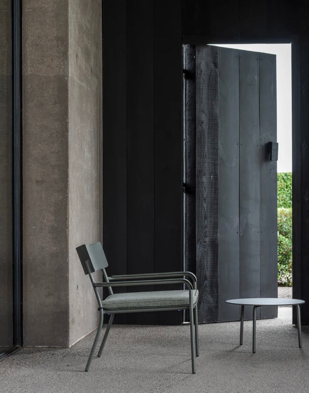 Lounge stoel aluminium August