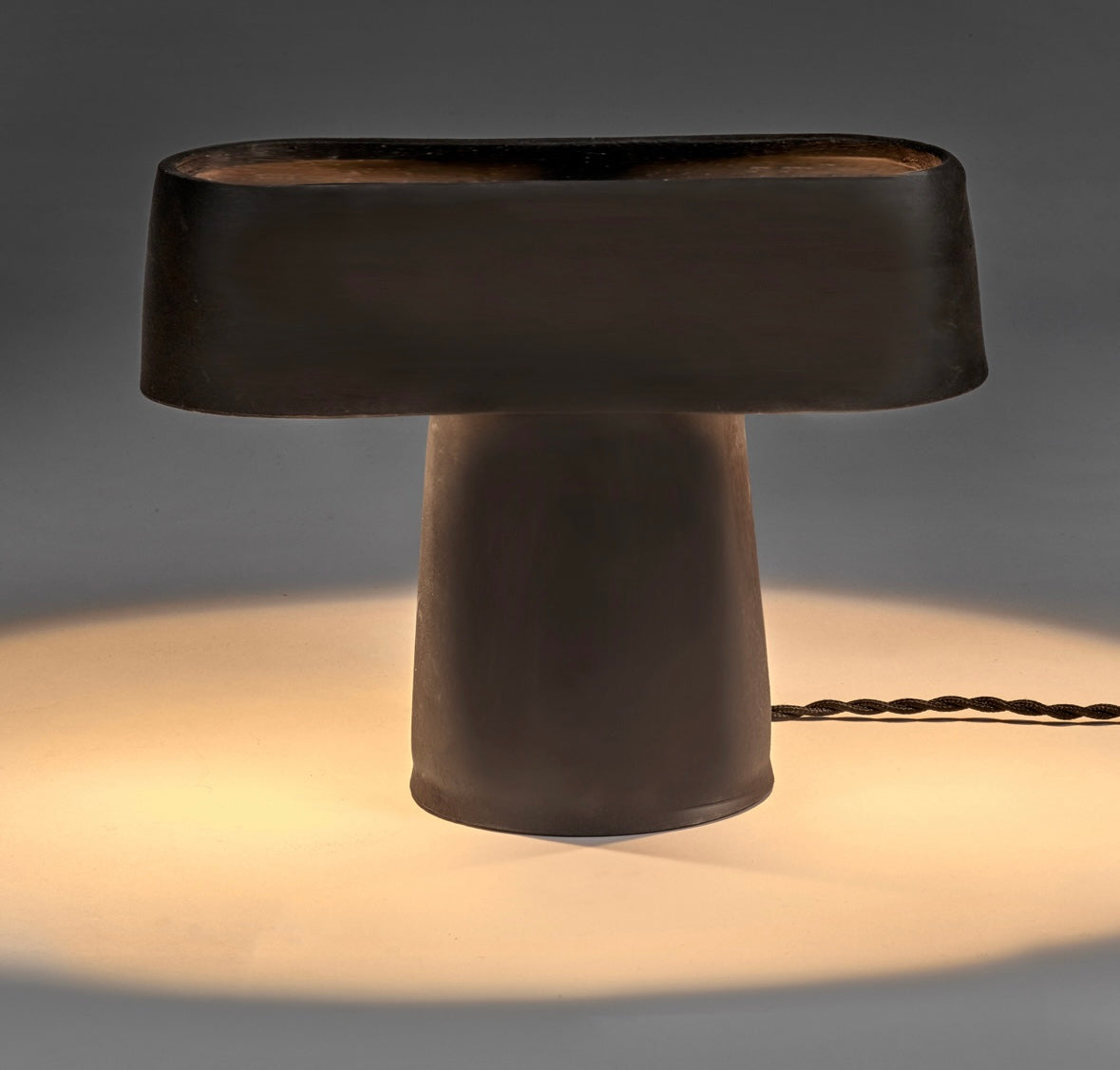 Tafellamp donker bruin