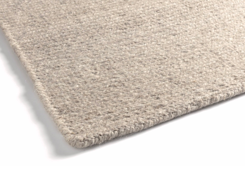 Vlakgeweven tapijt middle grey