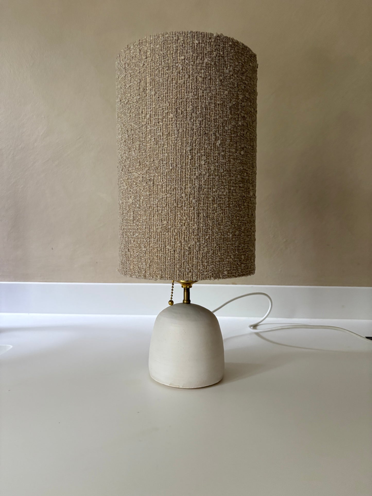 Tafellamp met trek koord