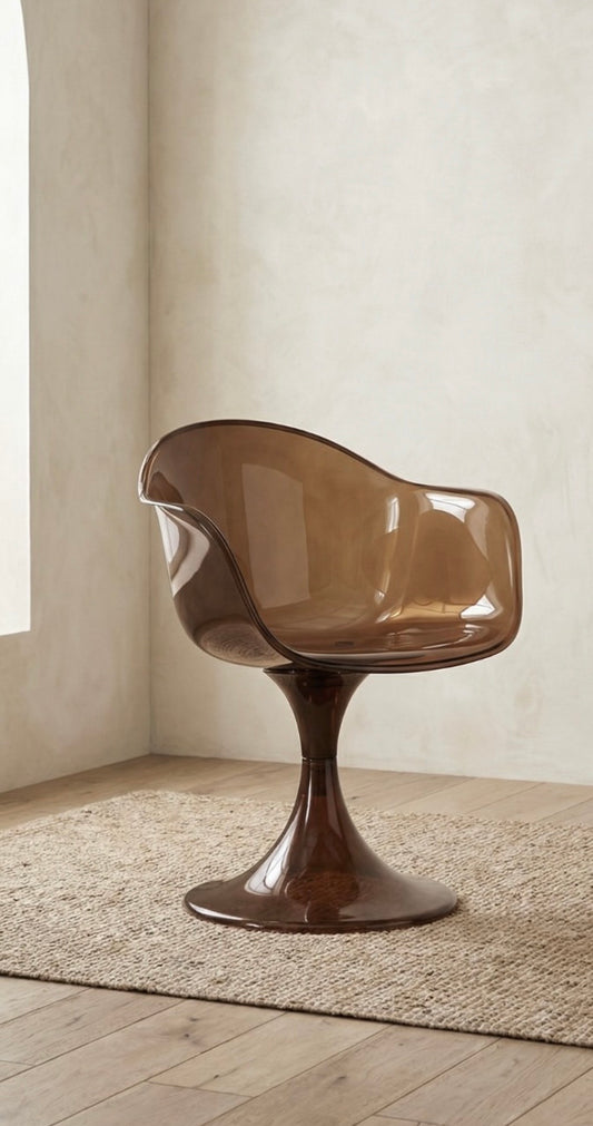Gloss stoel bruin