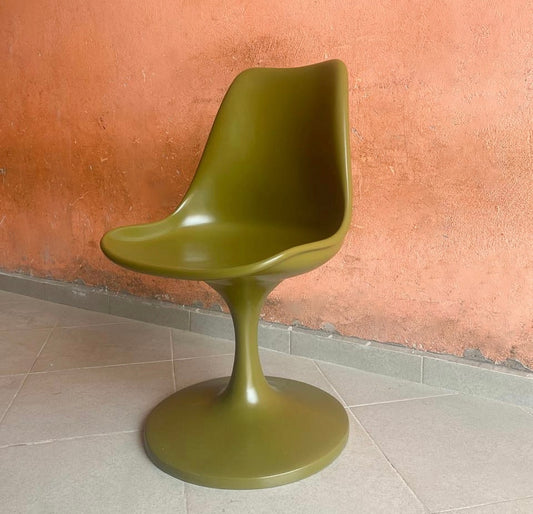 Tulip stoel curry green