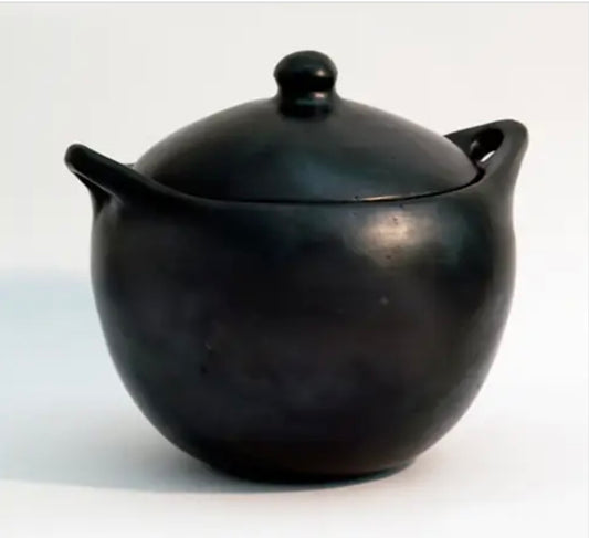 Blackpottery kookpot met deksel mt 5