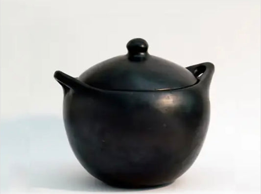 Blackpottery kookpot met deksel maat 3