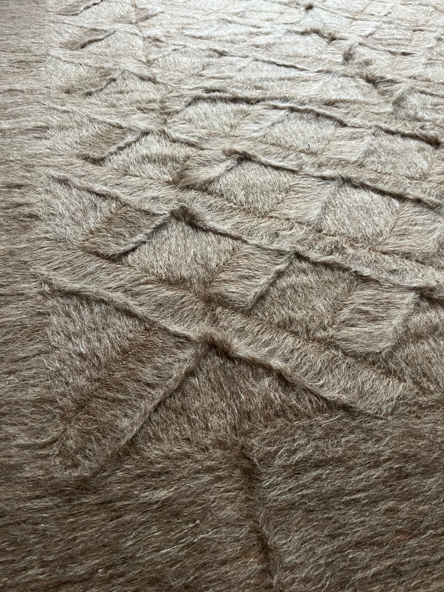 Mohair kleed beige small
