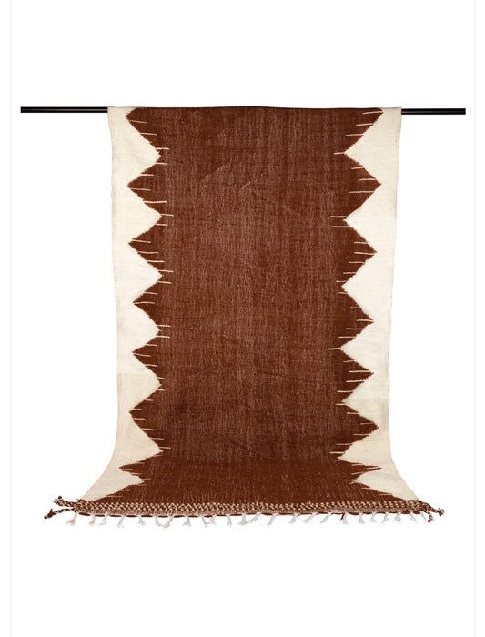 Berber Carpet Wool in brown
