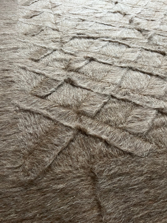 Mohair kleed beige